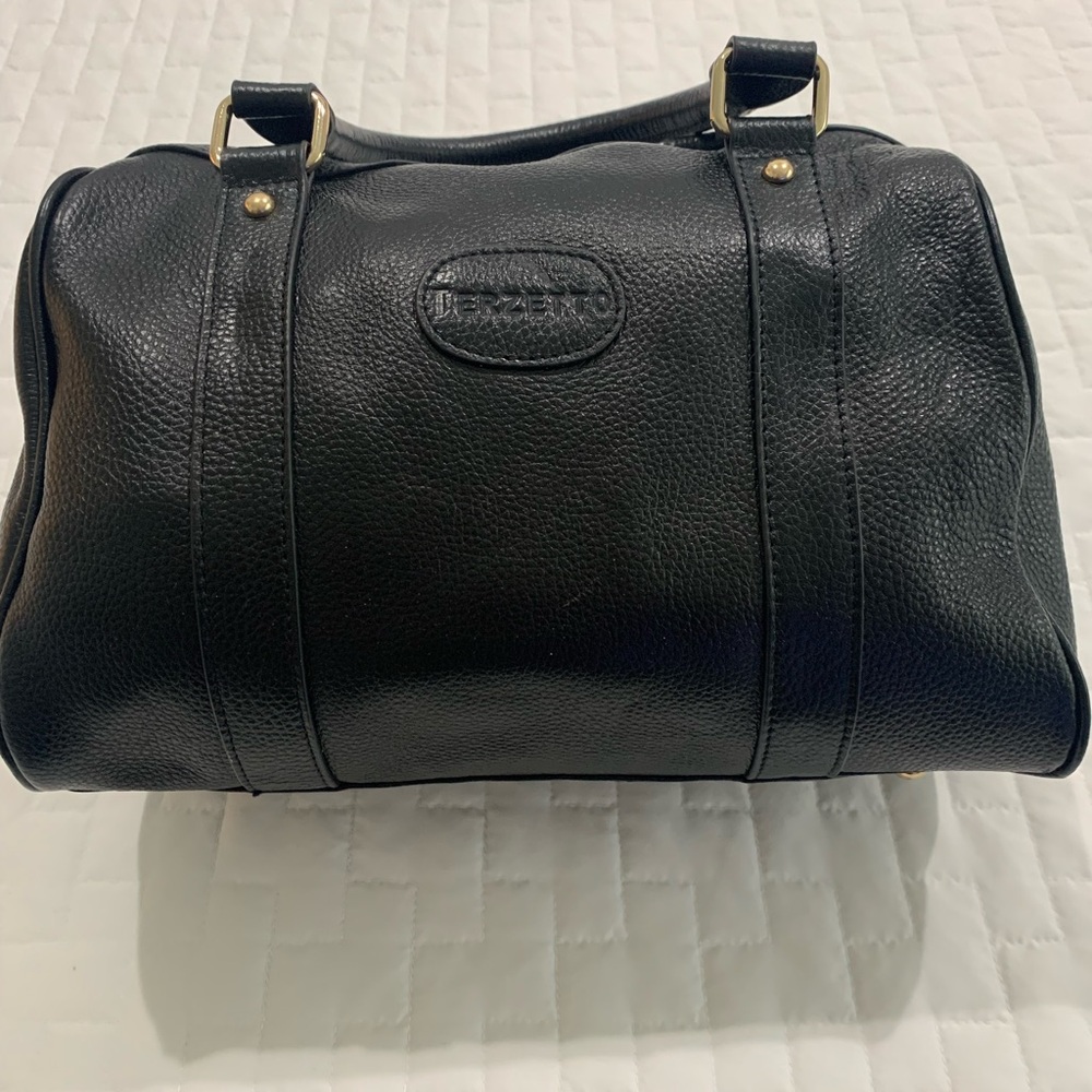 Black Leather Handbag